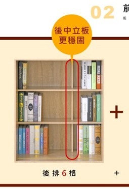 ONE生活 B0090 雙層活動書櫃 拆箱評論