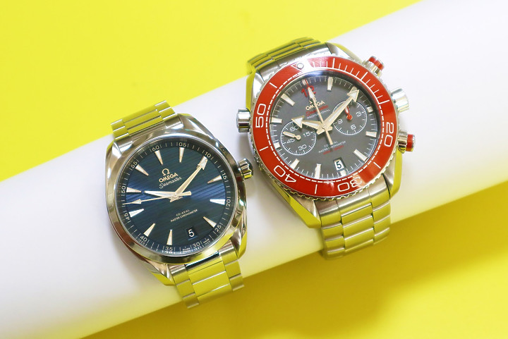 喜愛不同風格的兩種選擇 OMEGA 海馬系列 Aqua Terra 150米 & Planet Ocean 600米同軸擒縱大師天文台腕錶