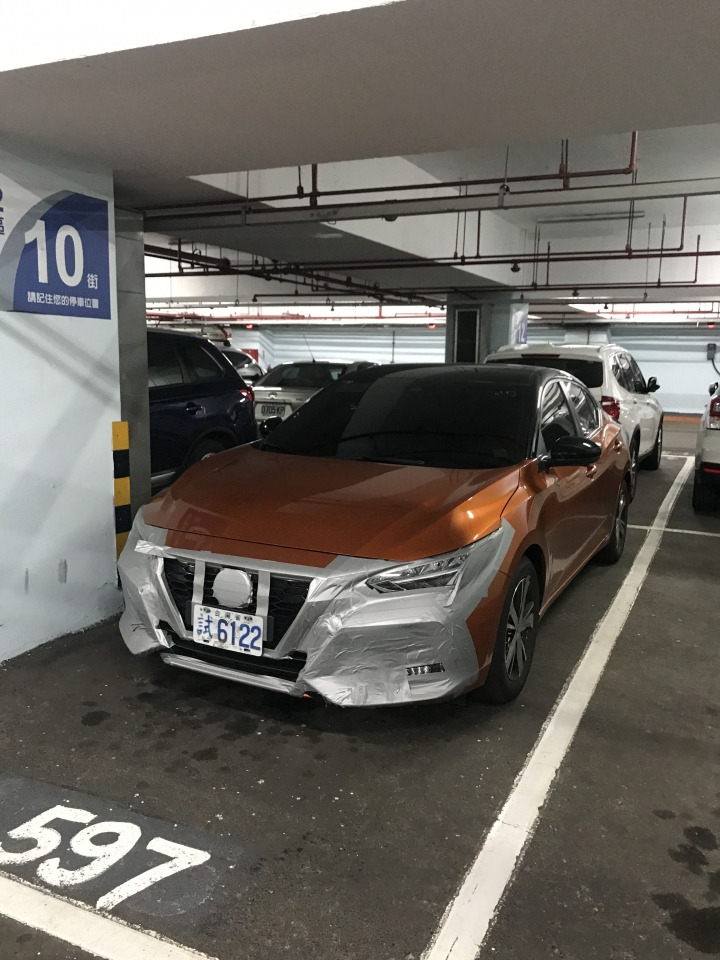 New Sentra輕度偽裝車捕獲
