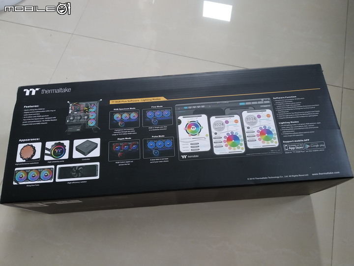 真勇者開箱TT Floe DX RGB 360一體式水冷散熱器