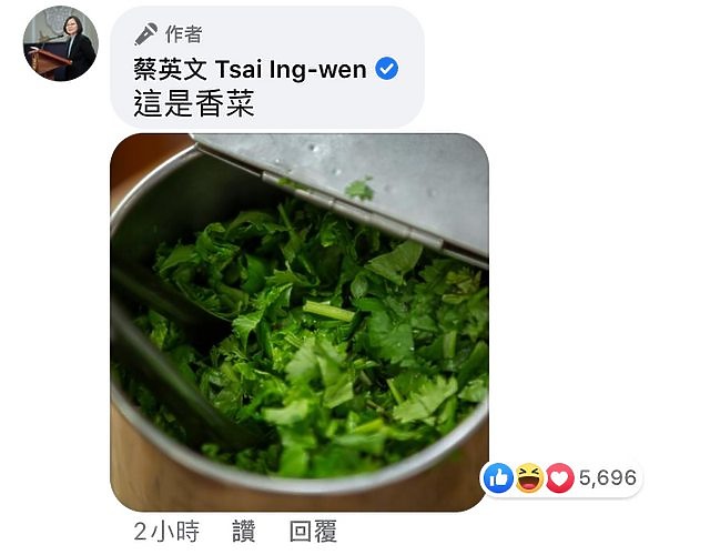 蔡英文-一定要加香菜