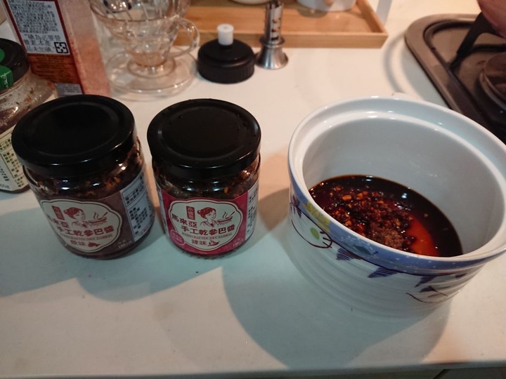 小娘惹~馬來西亞乾參巴醬。怎樣醬加都好吃。一周挑戰南洋風味