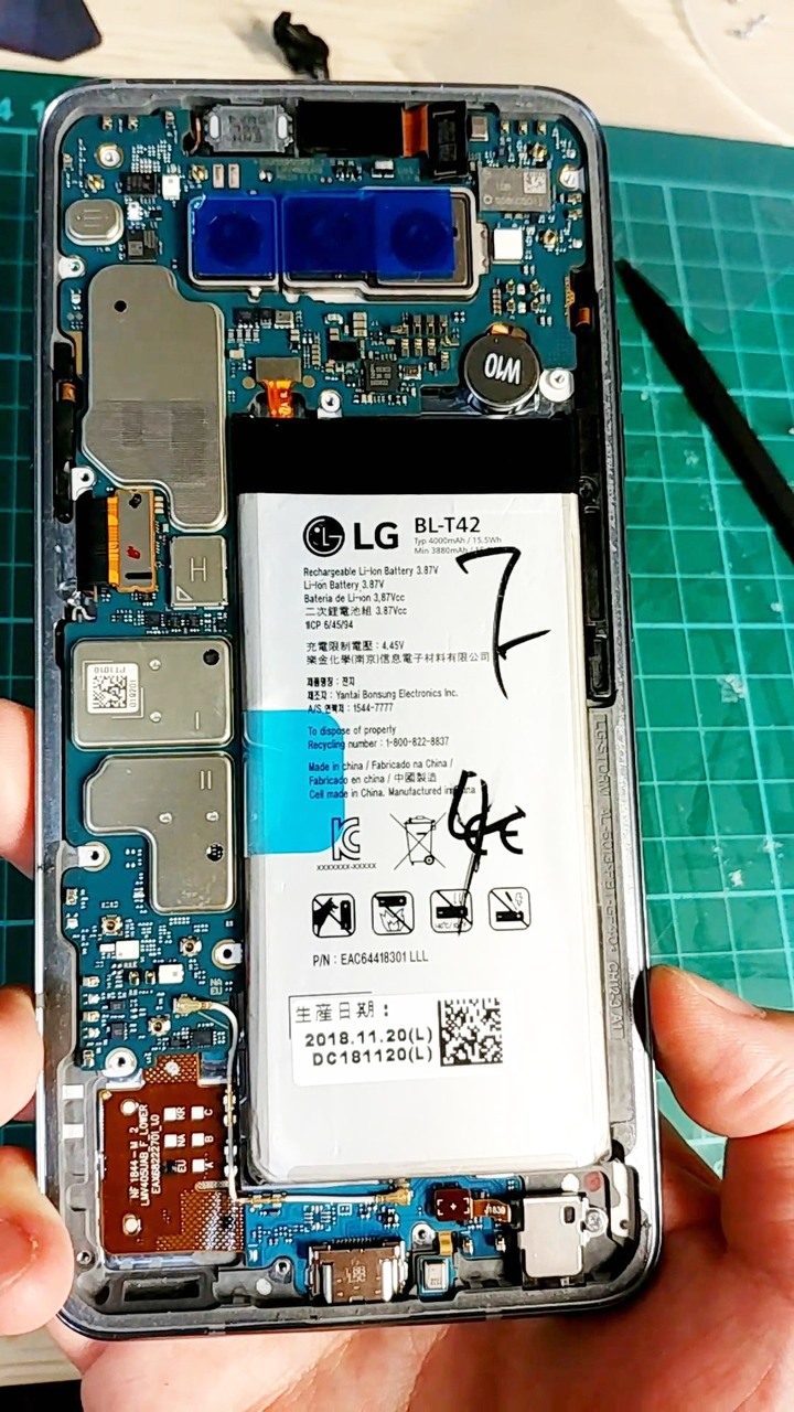 [分享] LG V40改裝4000mah電池