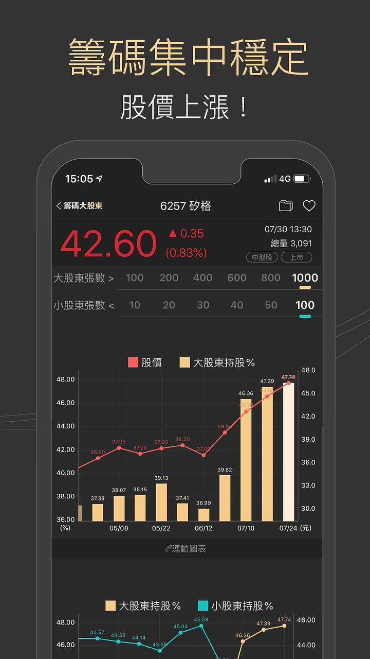 點我看大圖 我花半年開發的「查詢大股東持股」籌碼APP