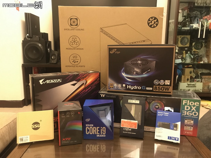 真勇者開箱TT Floe DX RGB 360一體式水冷散熱器