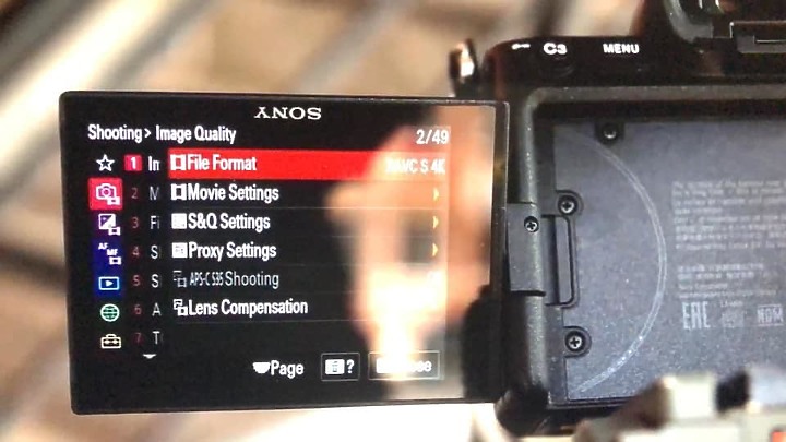 【流出】Sony A7SIII大改選單而且可以觸控!HDMI接孔也變大了!