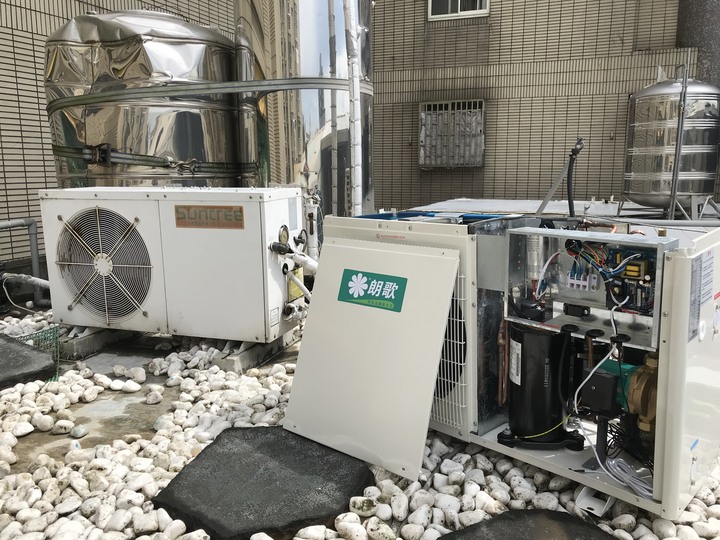上群熱泵主機關箱VS大陸淘寶熱泵主機開箱及自行DIY安裝