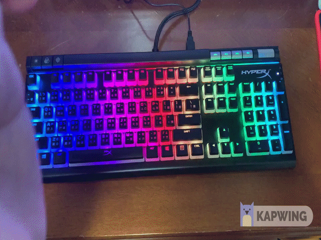 【開箱體驗】閃到心坎裡-HyperX Alloy Elite 2 自家紅軸 RGB電競鍵盤