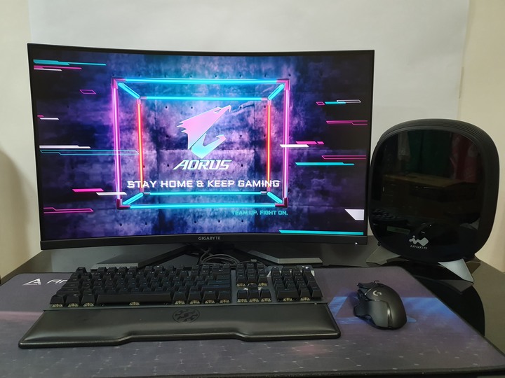 It's time to join the fight. GIGABYTE最新戰術型曲面電競螢幕G32QC開箱試用