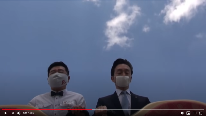 尖叫在心裡的訓練!! 搭雲霄飛車可以不尖叫 日本遊樂園主管親身示範
