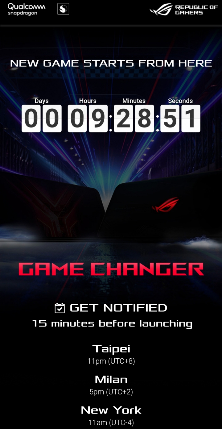 ROG PHONE 3發表會直播連結