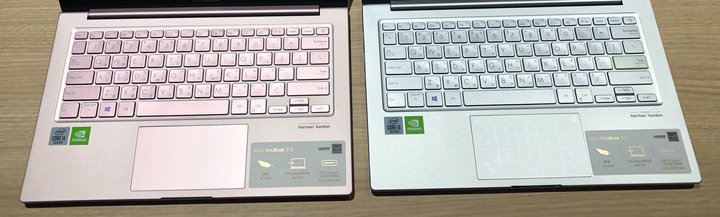 Vivobook S333幻彩獨角獸與幻彩白,兩台顏色實拍比較分享