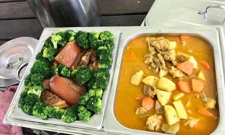 甲粗飽的露營自助餐