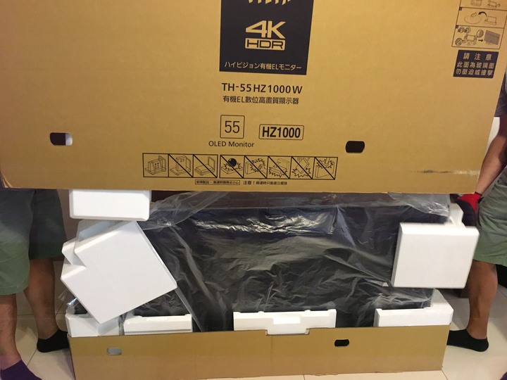 Panasonic 55HZ1000W OLED 開箱 (更新設定值分享)