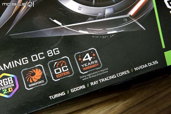五年保固且最好入手的RTX2080SUPER GAMING OC 8GB