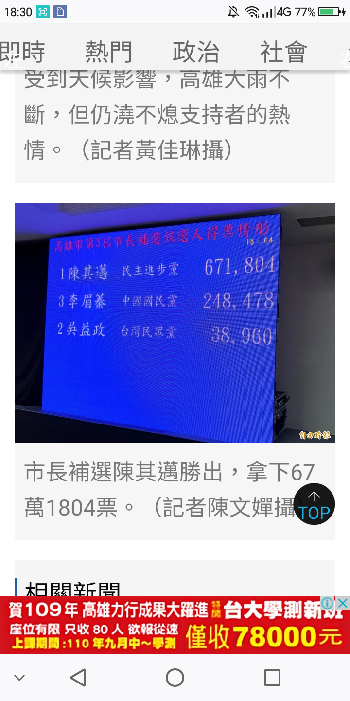 投票結果慘慘慘！短短2個月，民進黨票數暴跌26萬票！