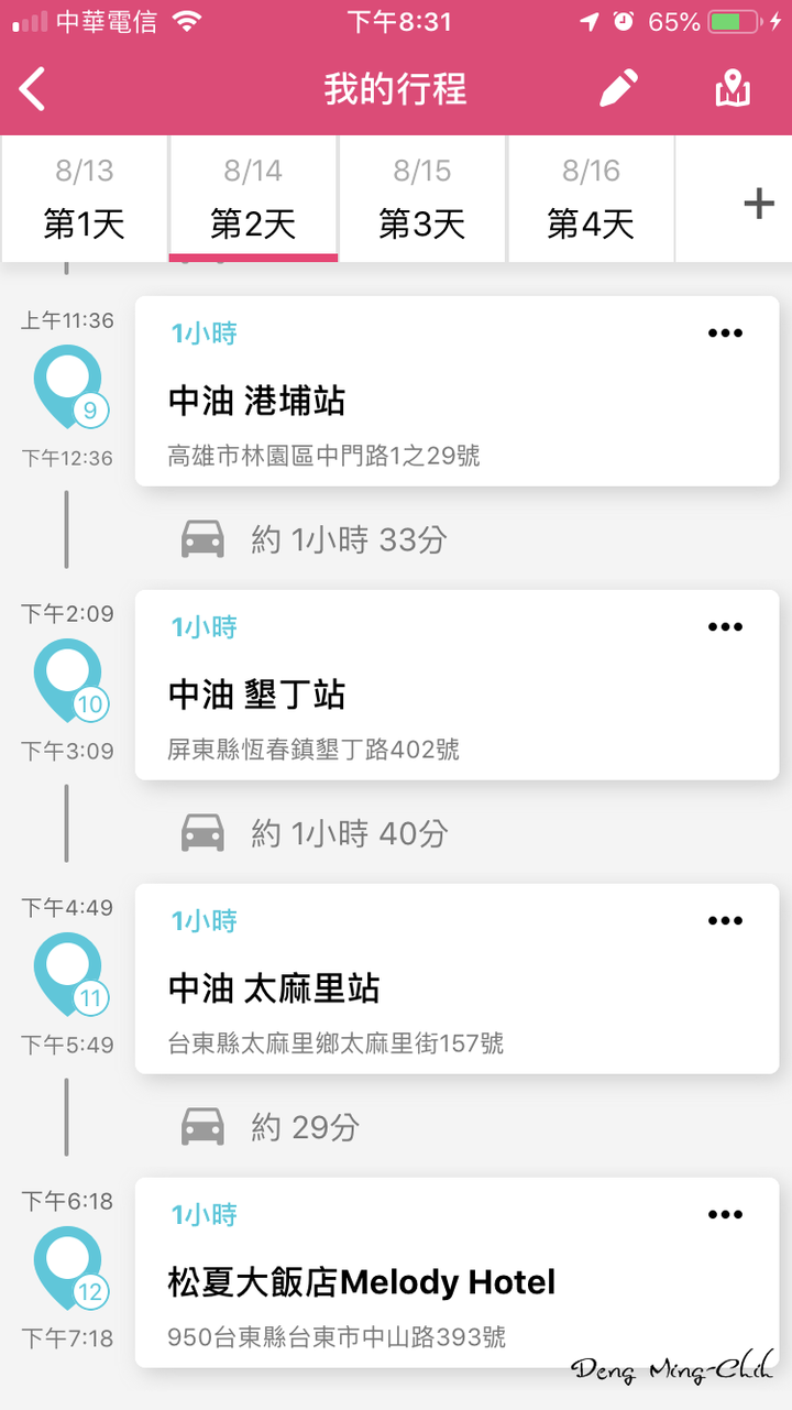 190813~0816 四塔環島遊記