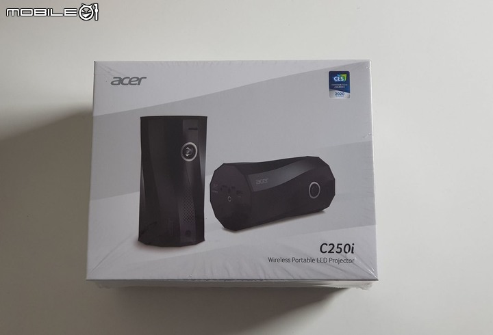 [開箱] Acer C250i攜帶型滾筒投影機