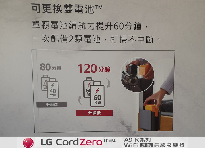 LG CordZero A9 K WIFI 無線兩用吸塵器在台上市發表會