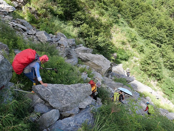 二日能高越嶺(屯原進天長出)