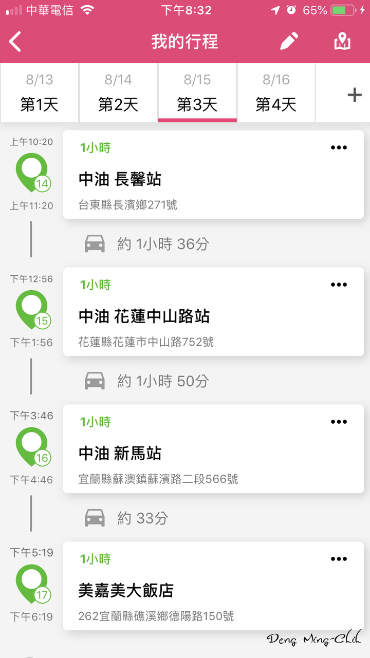 190813~0816 四塔環島遊記