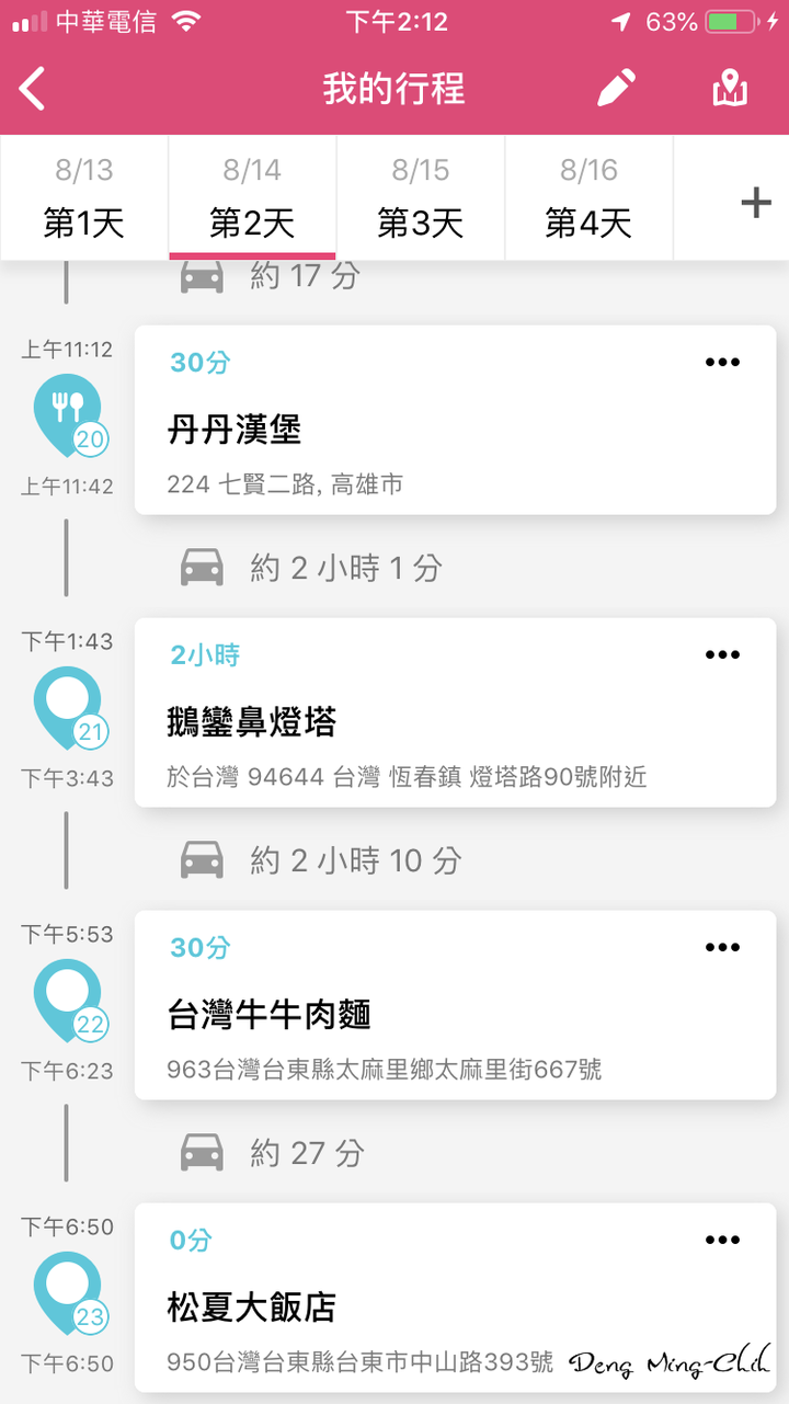 190813~0816 四塔環島遊記
