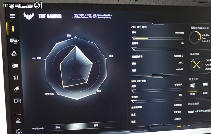 [猴猴看筆電] TUF Gaming A15 (FA506IH/R5-4600H/1650)