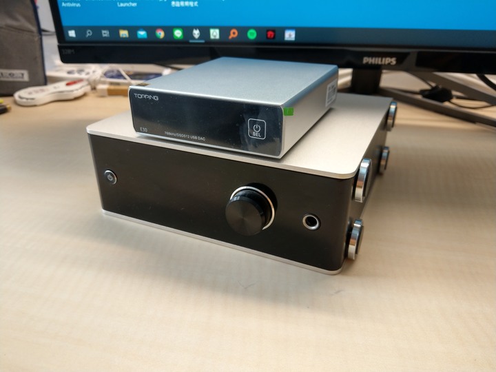 presonus eris 3.5與拓品topping E30 簡易開箱