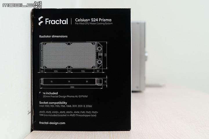 來自北歐寒流的高性能冷卻 Fractal Design Celsius+ S24 Prisma