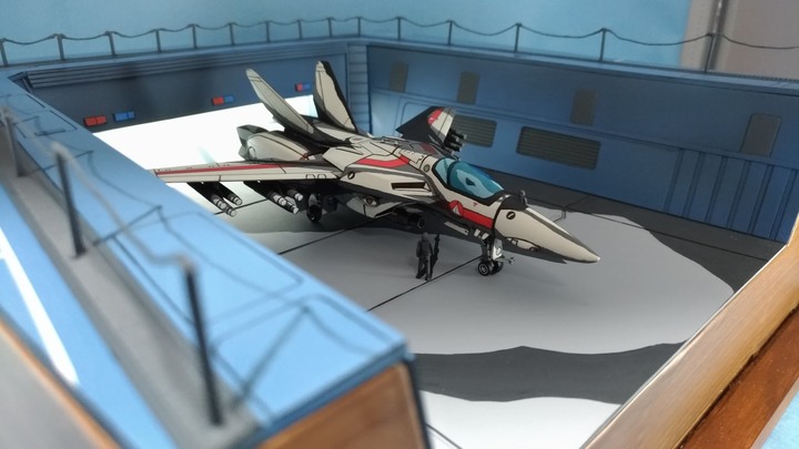 日本神人超時空要塞艦載機 VF-1 Valkyrie 別有風味的模型2D動畫風塗裝技法