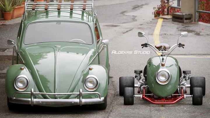 想不到吧？VW Beetle的葉子板竟能讓卡丁車變得如此可愛