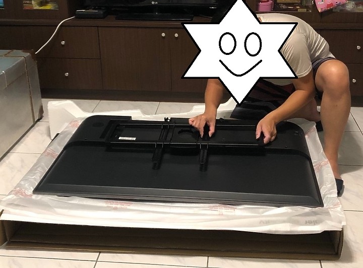 Haier 50型 4KHDR液晶顯示器 型號LE50U6950UG 開箱