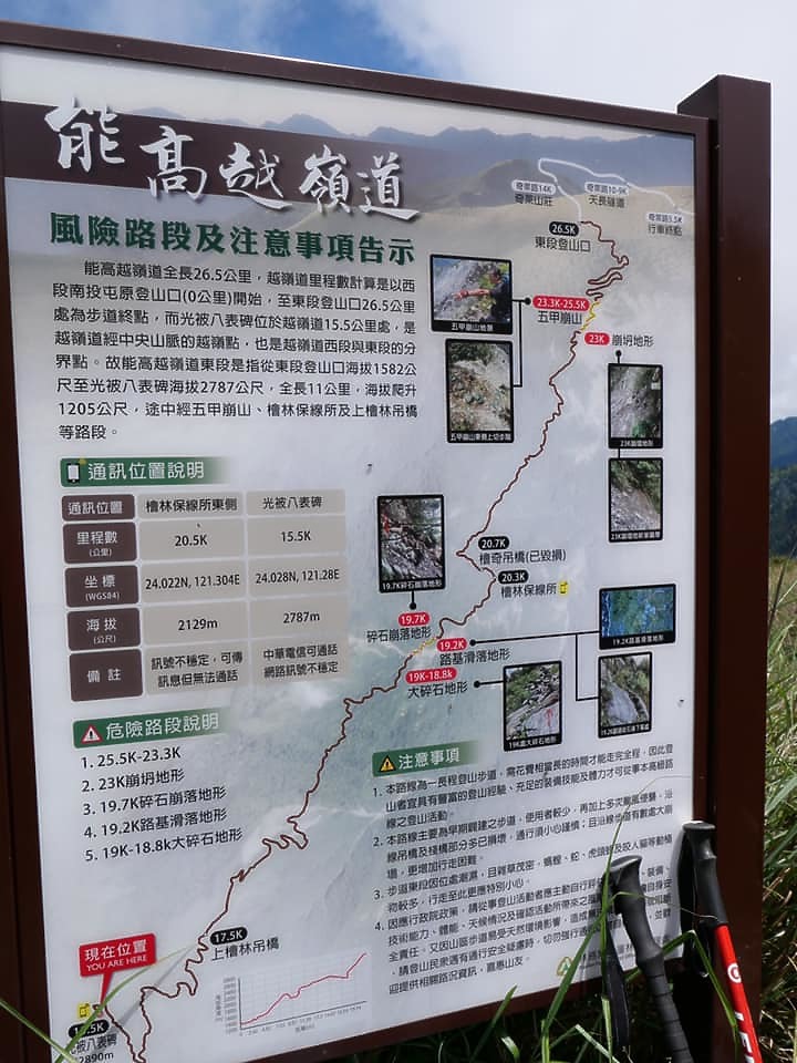 二日能高越嶺(屯原進天長出)