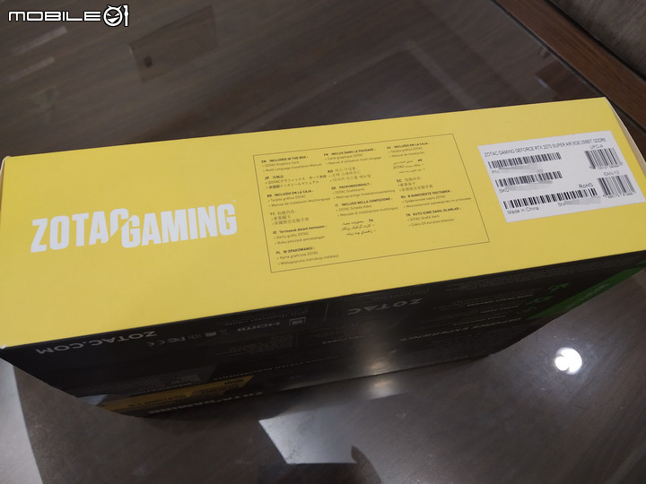 ZOTAC GAMING GeForce RTX 2070 Super Air 8G簡單開箱分享！