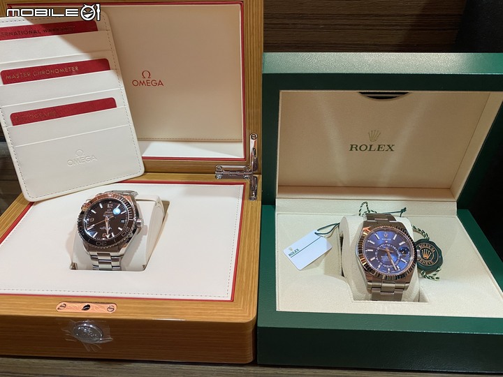 點我看大圖 付清節之犒賞腕錶 Sky-Dweller 326934,藍藍的開箱