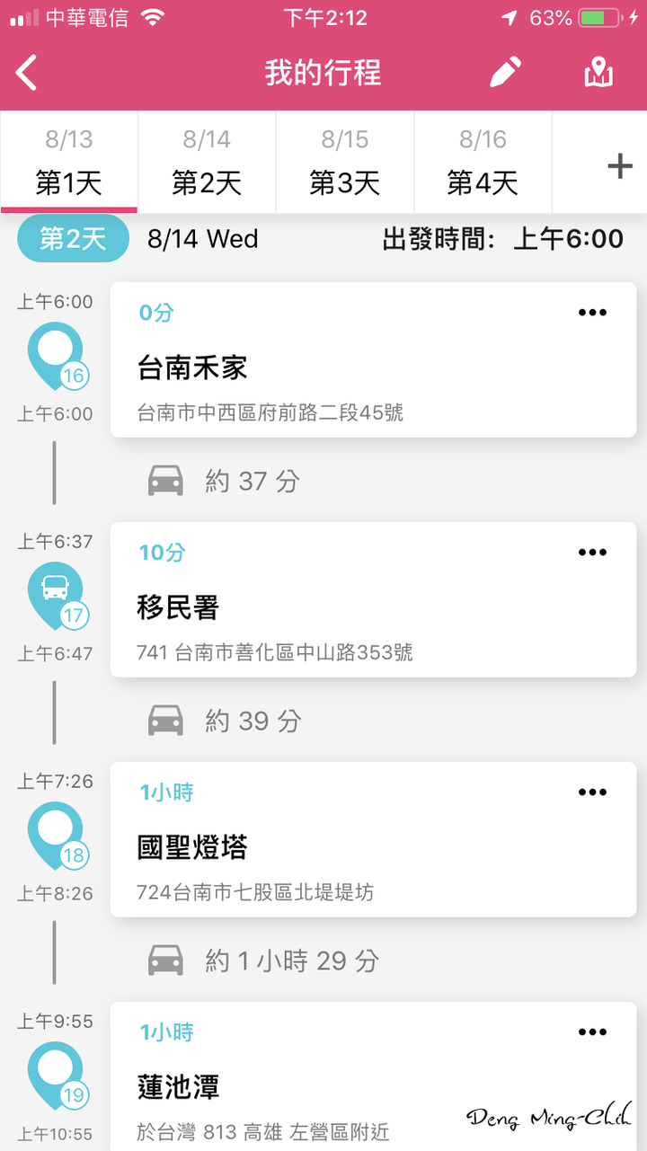 190813~0816 四塔環島遊記