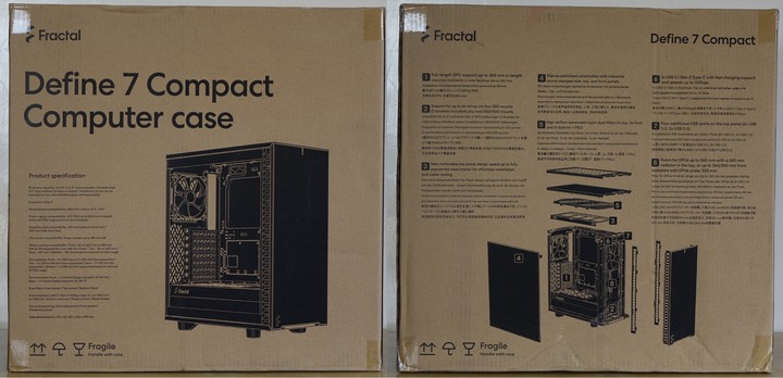 【開箱】Fractal Design Define 7 Compact(側透玻璃)  重磅登場！！