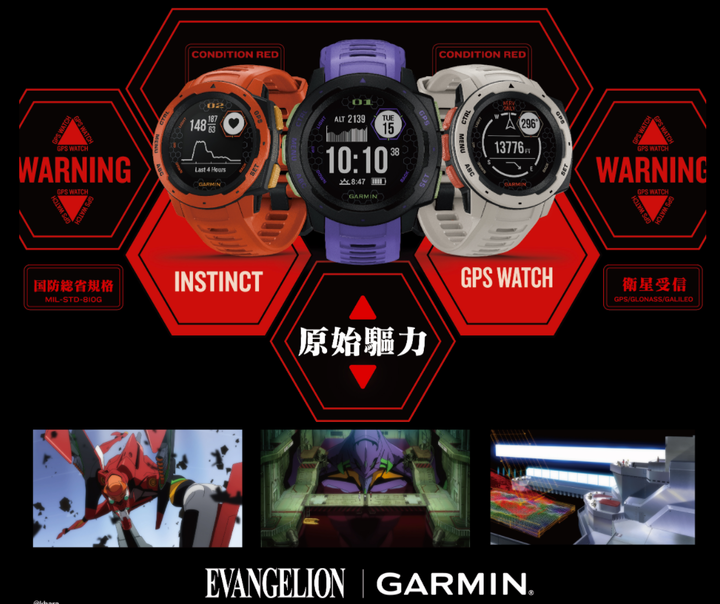 Garmin Instinct X EVA 聯名錶款開箱襲來!機體配色與帥氣的收藏盒都是亮點!
