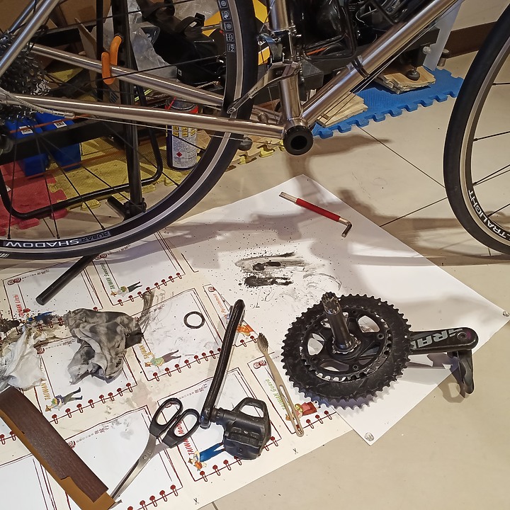 SRAM 專用 48/30t 超壓縮盤 + 11-36t 大飛輪 + 偏心導輪 換裝分享