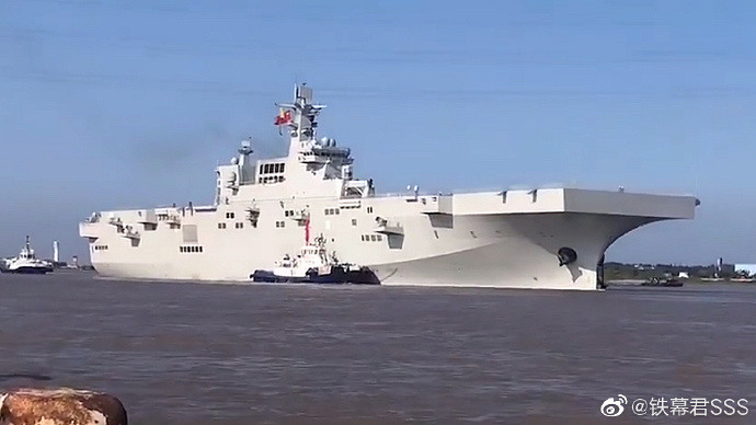 威武雄壯！075首舰首次海试归来！[威武]，历时19天左右