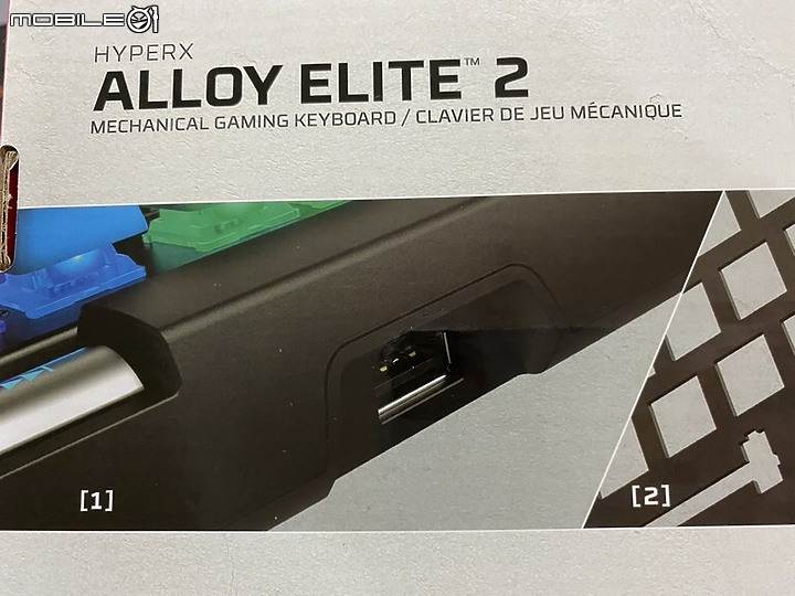 質感提升RGB透光雙色布丁鍵帽 HyperX Alloy Elite 2 機械鍵盤 簡單開箱