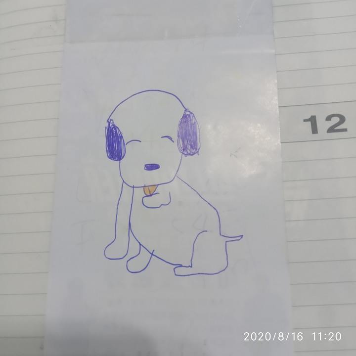 6歲姪女的畫作