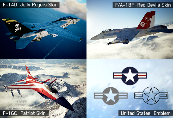 Ace Combat 7 推出系列25週年紀念活動 美軍戰機塗裝系列免費更新