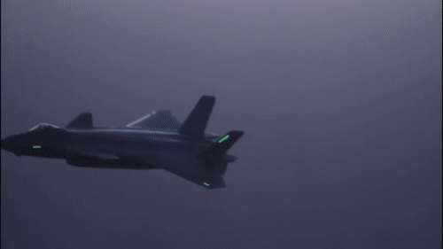 最新：F-22高清超帅GIF