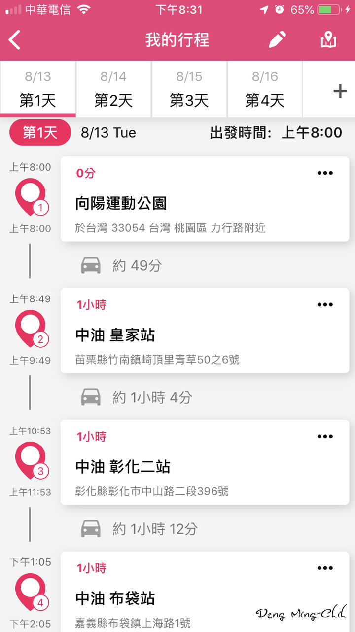 190813~0816 四塔環島遊記