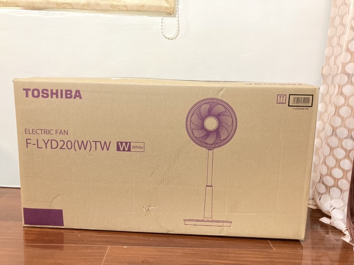 【開箱】Toshiba F-LYD20(W) TW 14吋直流遙控風扇