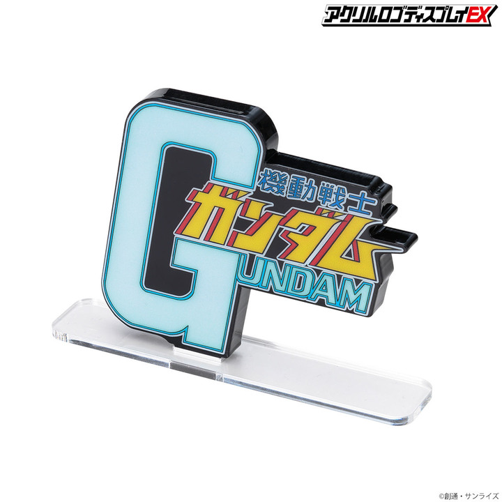 鋼彈LOGO展示壓克力立牌共三款 （初鋼、W、UC）