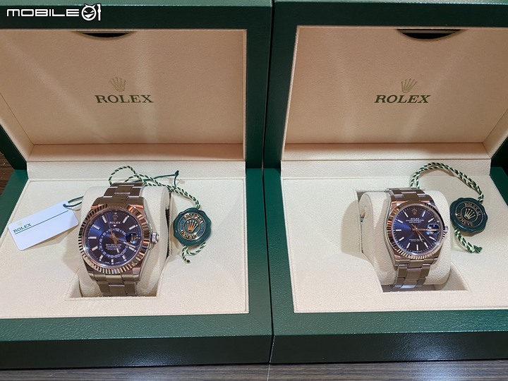 點我看大圖 付清節之犒賞腕錶 Sky-Dweller 326934,藍藍的開箱