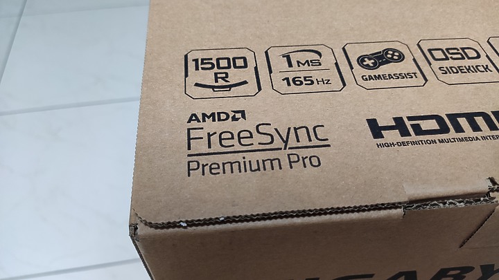 【送修】Gigabyte G32QC - 32吋曲面 FreeSync 165Hz