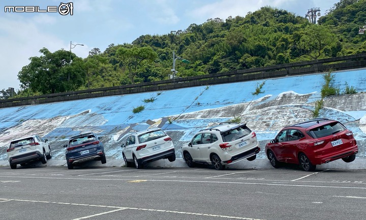 RAV4 / Kuga / Forester / Sportage / Tiguan 集體評比 四驅型 SUV 全面考驗!
